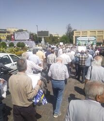 بازنشستگان به خیابان آمدند | اعتراض به خدمات درمانی و اختلاف حقوق با شاغلان و اجرای کامل متناسب‌سازی حقوق بازنشستگان