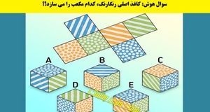 تست هوش با جواب | فقط نابغه‌ها در ۱۰ ثانیه معمای مکعب را پیدا می‌کنند