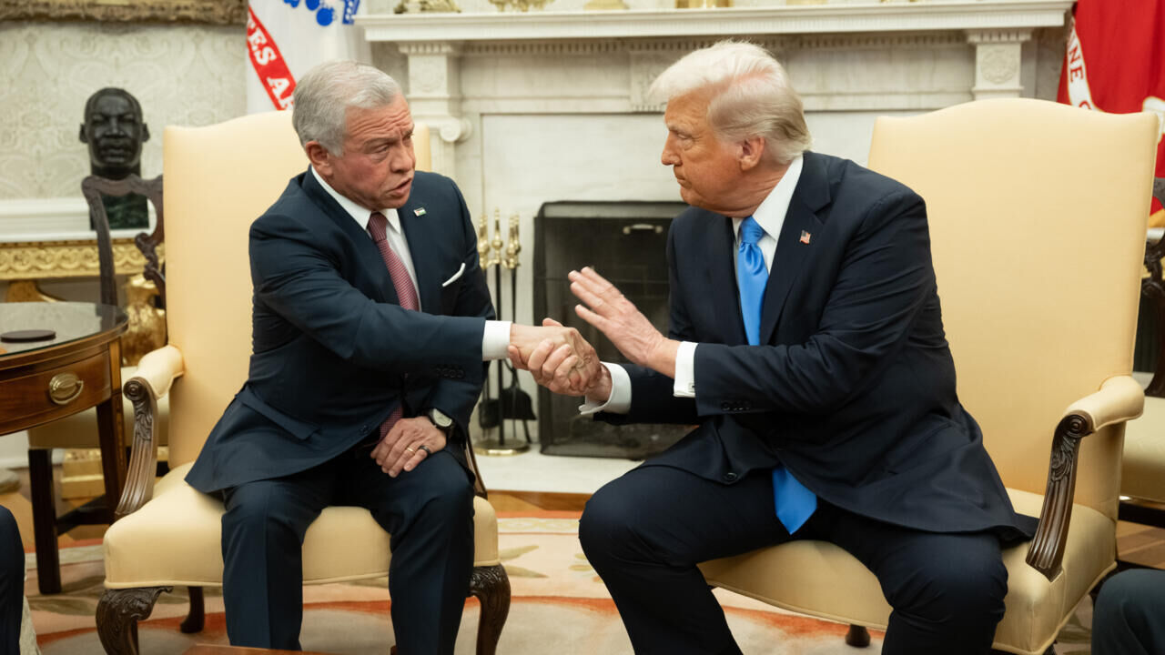 تحقیر پادشاه اردن توسط ترامپ مقابل چشم جهانیان