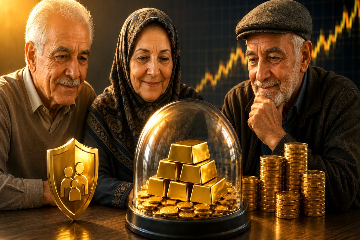 فرصت طلایی بازنشستگان برای سرمایه‌گذاری اقساطی در طلا / کسر از حقوق بازنشستگان برای خرید واحدهای صندوق طلا