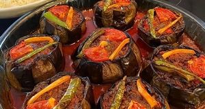 طرز تهیه بادمجان شکم پر ترکیه ای