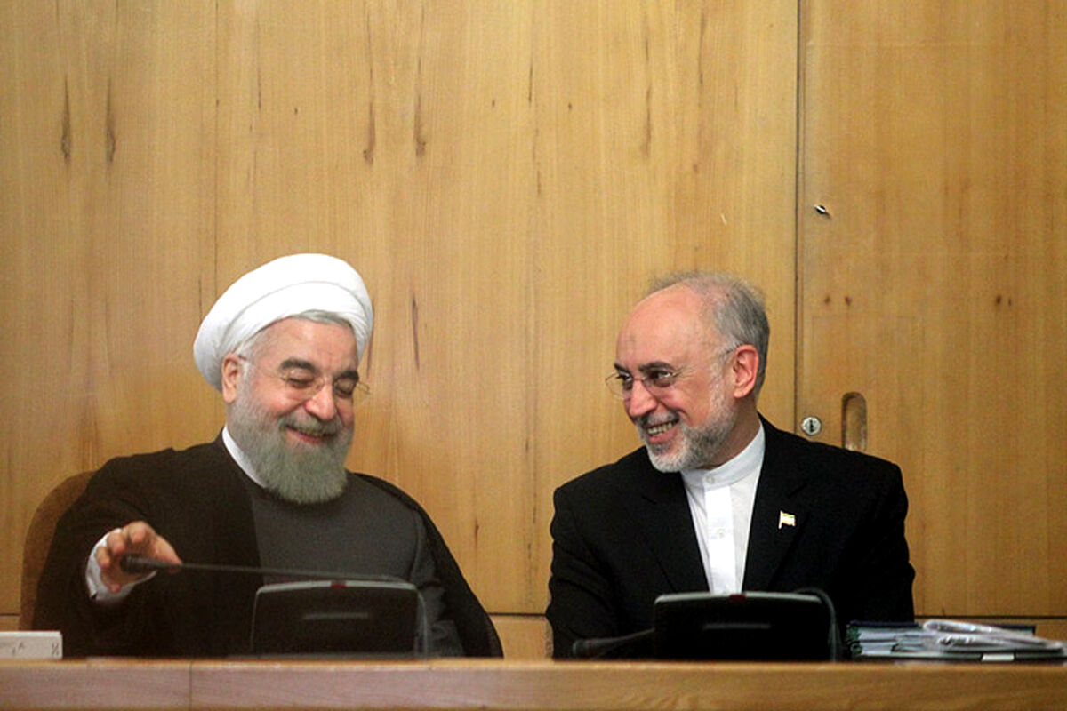 ببینید | شوخی بامزه روحانی و ظریف با فراموشکاری علی اکبر صالحی