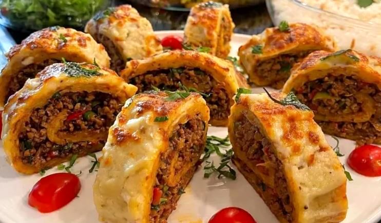 طرز تهیه رولت سیب زمینی خوشمزه و رستورانی | فینگر فود ارزان و سریع