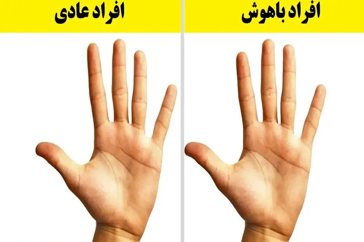 نشانه هایی که در کف دست افراد باهوش وجود دارد