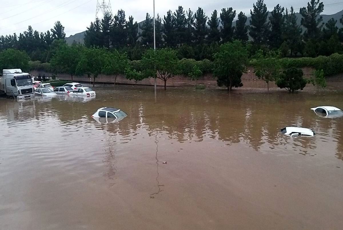 تصویری ترسناک از سیل مشهد