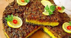 طرز تهیه کوکو لوبیا سبز تبریزی مجلسی | غذای فوری برای مهمانی