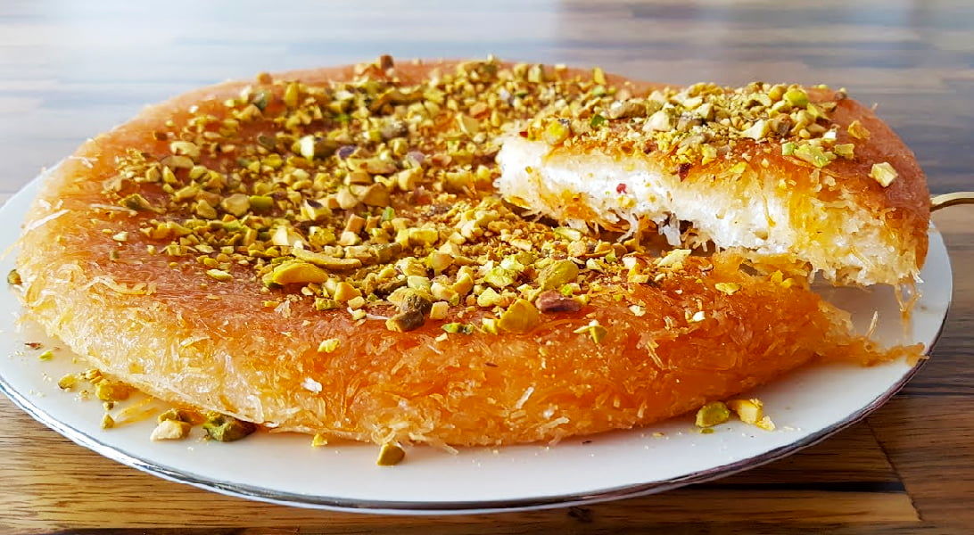 طرز تهیه‌ کنافه |  دو رسپی کنافه لبنانی و ترکی