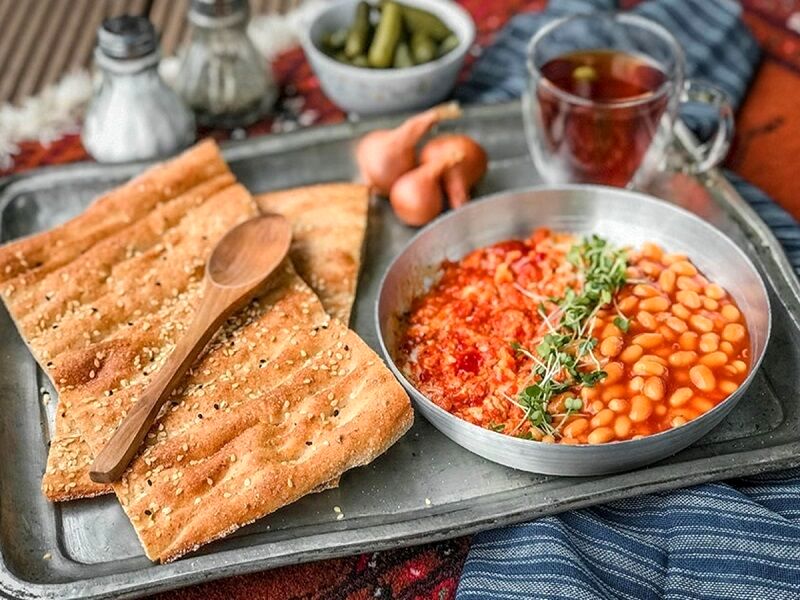 طرز تهیه املت لوبیا شاپوری | املت لوبیا شاپوری یک صبحانه خوشمزه  