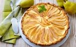 طرز تهیه تارت گلابی به روش فرانسوی |  چگونه باید از پف کردن خمیر تارت جلوگیری کنیم؟