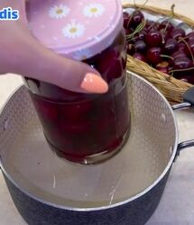 طرز تهیه کمپوت گیلاس خونگی با ماندگاری بالا بدون کپک زدن