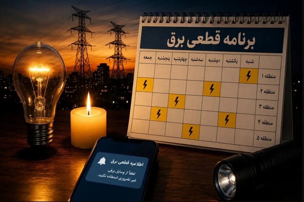 برنامه قطعی برق تهران | جدول خاموشی برق تهران روز سه‌شنبه ۳۰ تیر