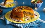 طرز تهیه ته چین آلو اسفناج با مرغ | راز خوشمزه شدن ته چین اسفناج