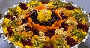 طرز تهیه پسته پلو کرمانی | راز خوشمزه شدن پلوی مجلسی