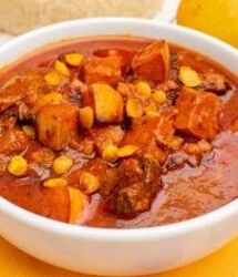 طرز تهیه خورش به آلو کرمانی مجلسی؛ خورشی ملس و خوش عطر برای مهمانی ها