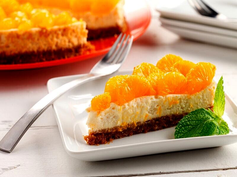 طرز تهیه چیزکیک نارنگی | راز پنهان قنادی‌های معروف
