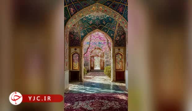 ببینید | تلفیق هنر و معماری باغ‌ های زیبای ایران