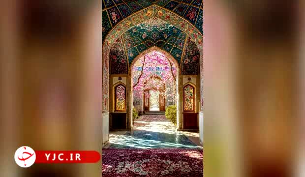 ببینید | تلفیق هنر و معماری باغ‌ های زیبای ایران