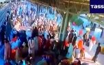 ببینید | لحظۀ انفجار بمب در ایستگاه راه‌ آهن کویته پاکستان