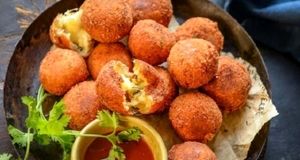 طرز تهیه توپک مرغ پنیری | فینگرفود مجلسی و خوشمزه