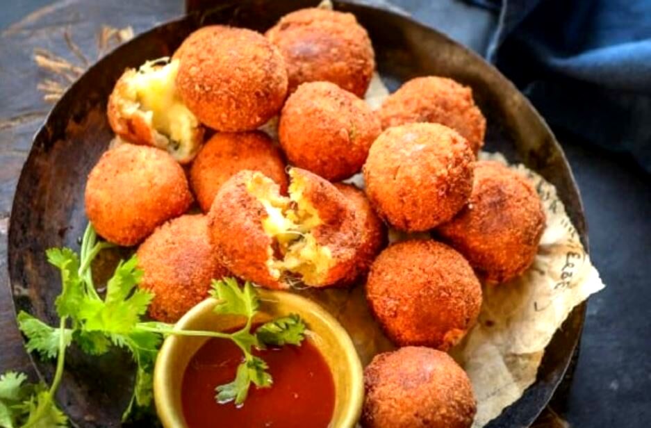 طرز تهیه توپک مرغ پنیری | فینگرفود مجلسی و خوشمزه