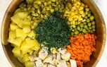 طرز تهیه سالاد روسی خوشمزه