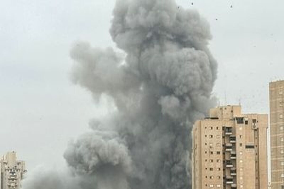 فیلم جدید از لحظه برخورد دقیق موشک ایران در روز آخر جنگ