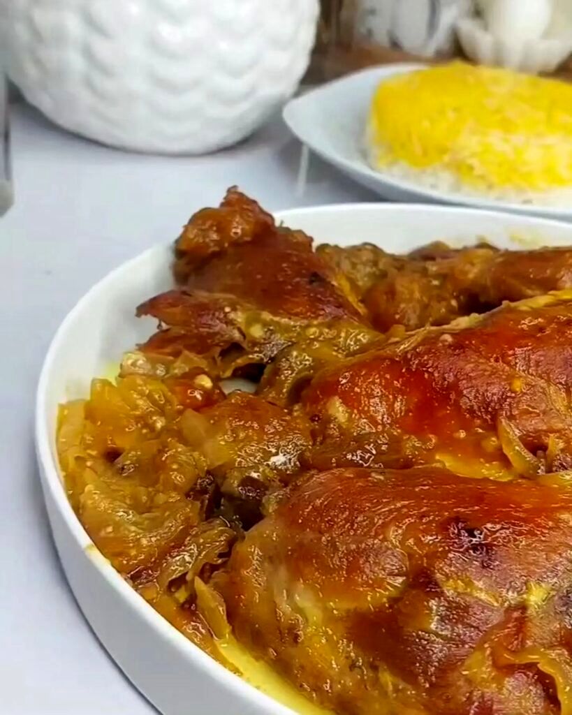 طرز تهیه زرشک پلو با مرغ بدون رب گوجه