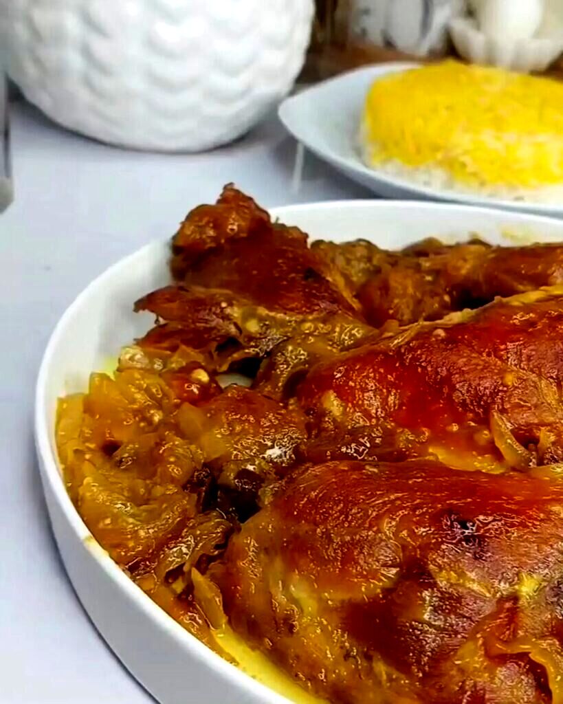 طرز تهیه زرشک پلو با مرغ بدون رب گوجه