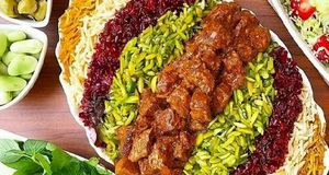 طرز تهیه پسته پلوی کرمانی به روش رستورانی